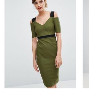 Vesper dress - khaki green